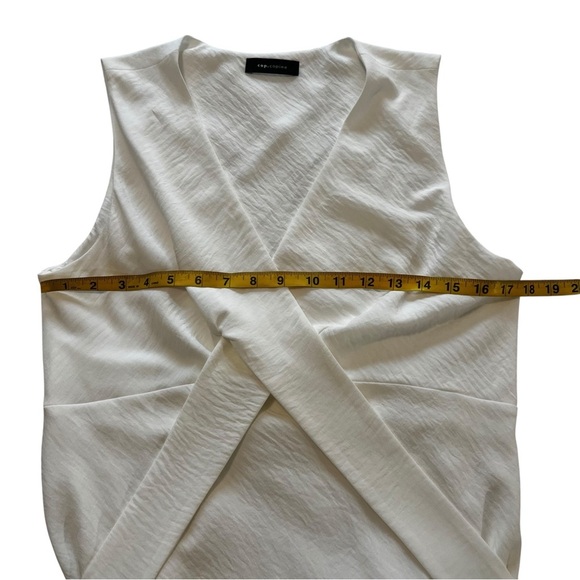 Cop Copine Lagenlook Sleeveless Spiona Robe Crepey Dress US Large White - Picture 10 of 15